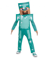 Chlapčenský kostým Steve Minecraft, modrý