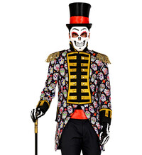 Pánsky kabát Dia de Los Muertos