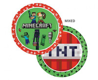 Papierové taniere Minecraft, 23 cm, 8 ks