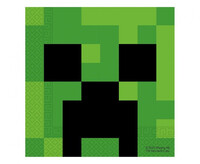 Papierové obrúsky Minecraft, 33 x 33 cm, 20 ks
