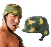 Vojenská prilba, maskáče