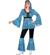 Dámsky hippie kostým zo 60. rokov – modrá mandala