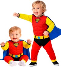 Detský červený kostým „Super dieťa“
