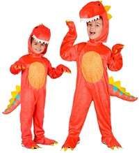 Detský kostým oranžového dinosaura