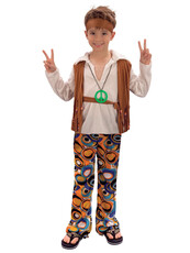 Detský hippie kostým, 60. roky