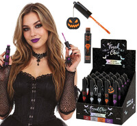 Lesk na pery s halloweenskými motívmi, rôzne farby