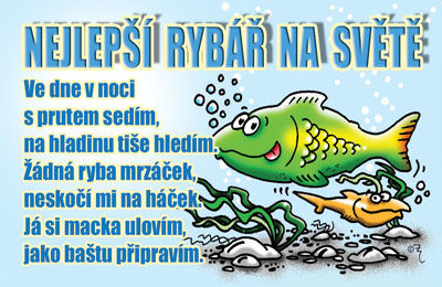 Preukaz Najlepší rybár na svete