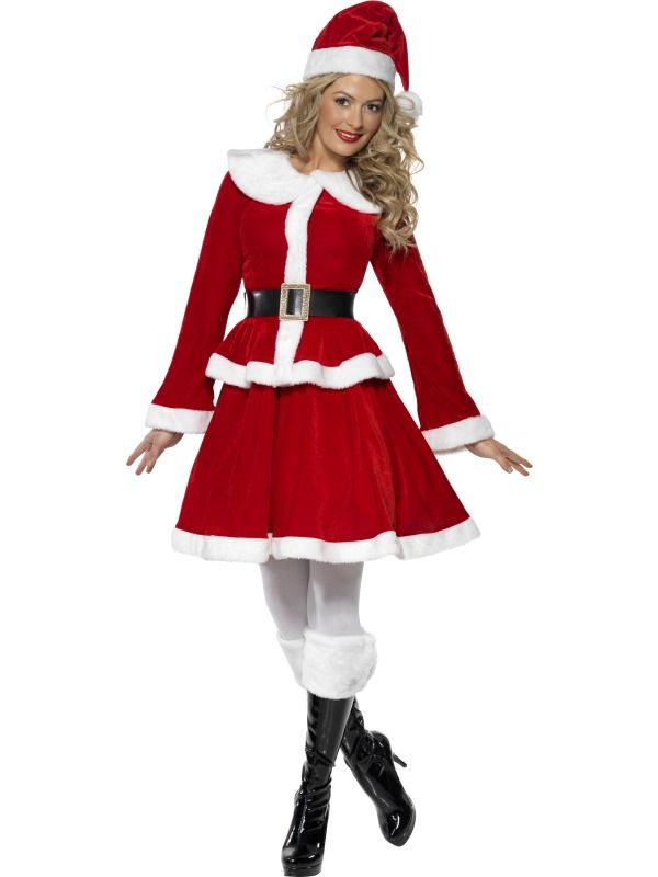 Dámsky kostým Miss Santa deluxe