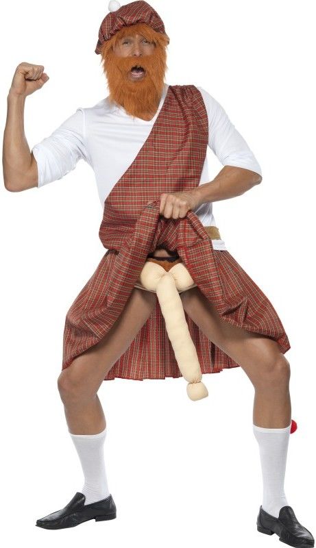 Pánsky kostým Well hung highlander