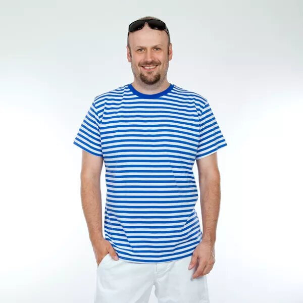 Námornícke pruhované tričko