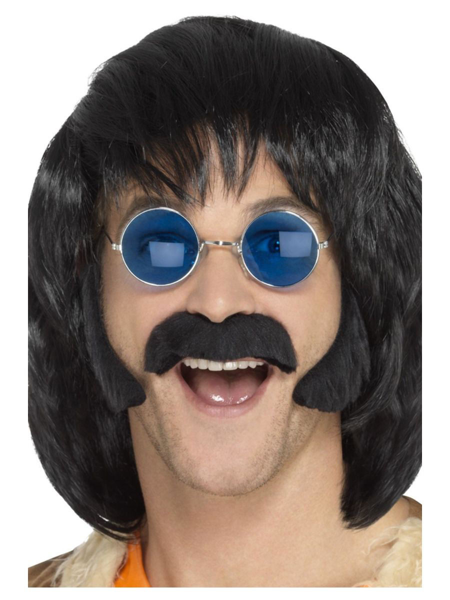 Pánsky hippie set (fúzy a kotlety)