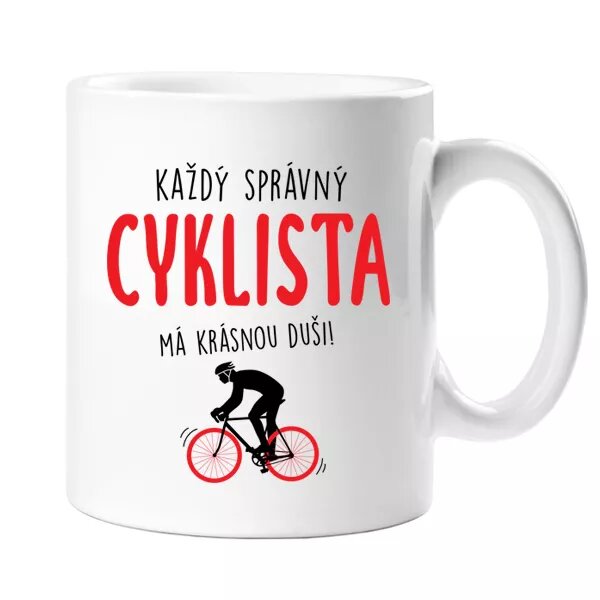 Každý dobrý cyklista - hrnček 2 farby