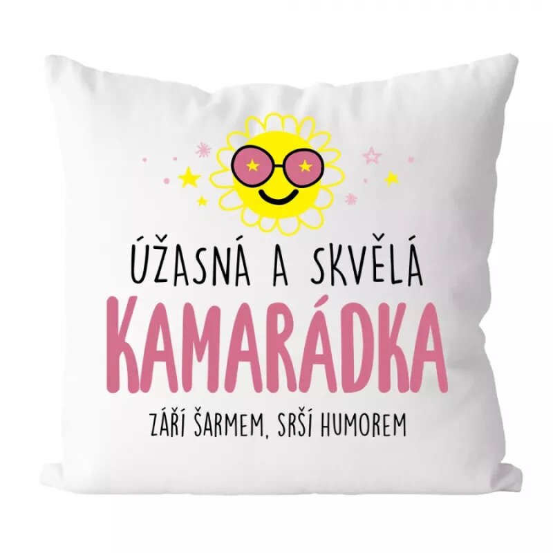 Úžasný a skvelý priateľ - vankúš