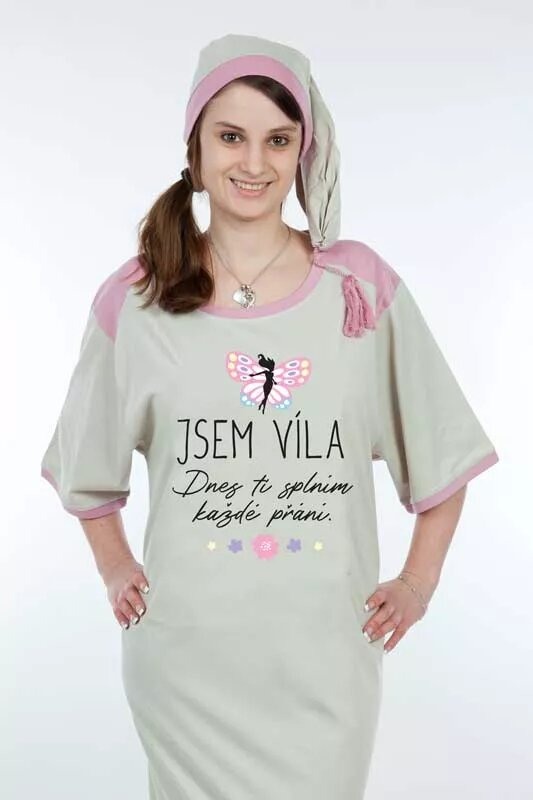 Som víla - Zábavná dámska nočná košeľa Lady