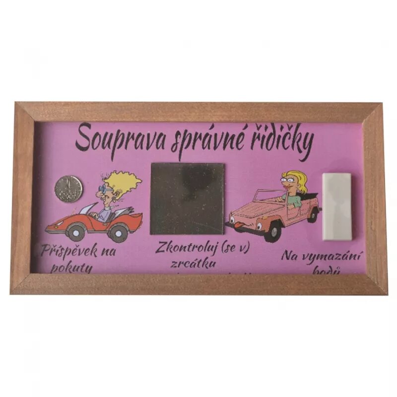 Správna súprava vodiča - malý rámik pre prípad núdze!