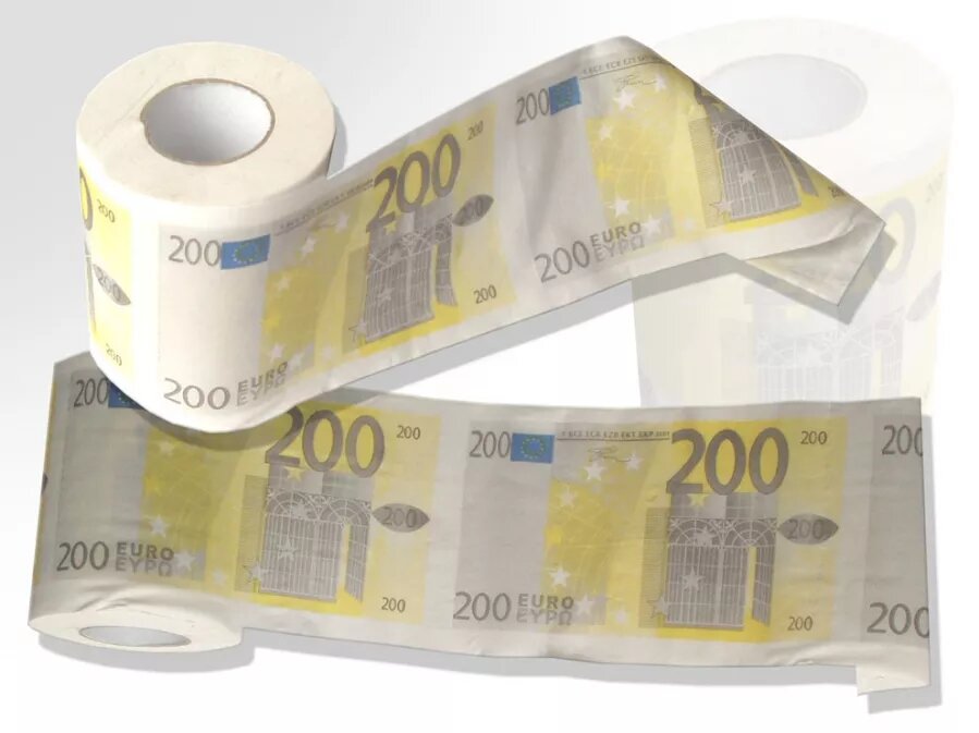 Toaletný papier 200 Euro
