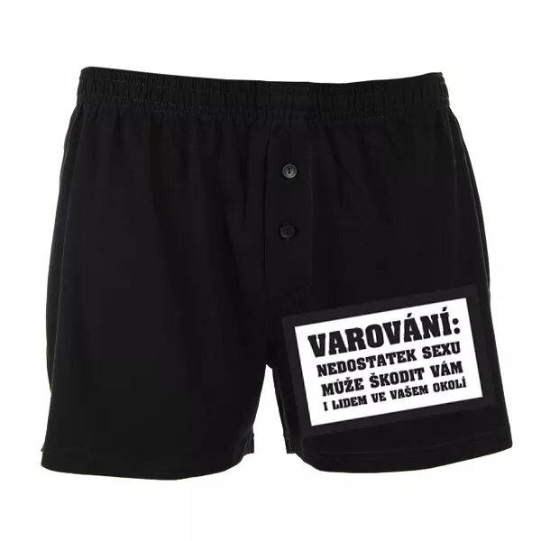 Šortky - Upozornenie na nedostatok sexu