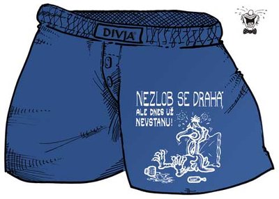 Trenírky Nehnevaj sa drahá, ale dnes už