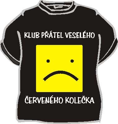 Tričko Klub priateľov veselého červeného