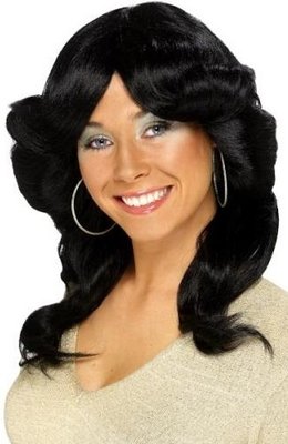 Dámska parochňa natočená dlhá 70-te roky