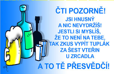 Preukaz Čítaj pozorne! Si hnusný ...