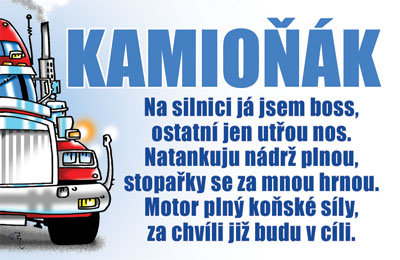 Preukaz Kamioňák