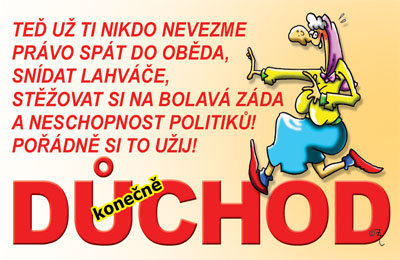 Preukaz Konečne dôchodok