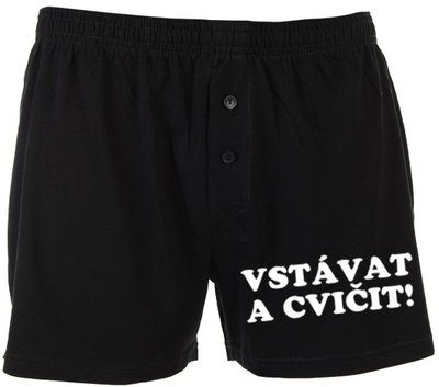 Trenírky - Vstávať a cvičiť