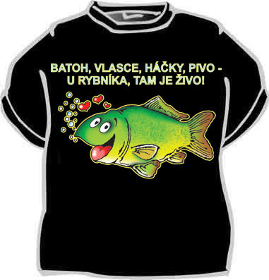 Tričko Batoh, vlasce, háčiky ...