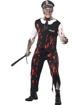 Pánsky halloweensky kostým Zombie policajt