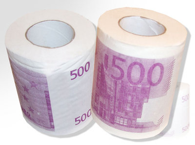 Toaletný papier 500 Euro