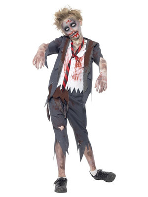 Chlapčenský kostým Zombie školák