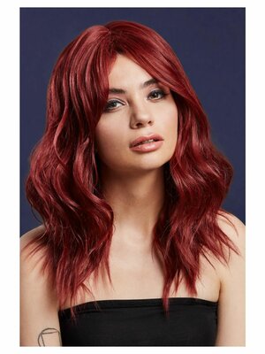 Parochňa Fever Ashley, zmes dvoch tónov rubínovej červenej