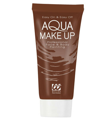 Hnedý aqua make-up v tube (30ml)