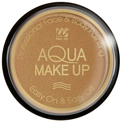 Tmavo béžový aqua make-up, 15g