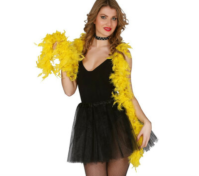 Boa so žltým perím, 180cm (40gr.)