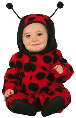 Detský kostým malá beruška s tykadlami