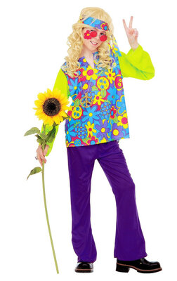 Detský kvetinový hippie kostým