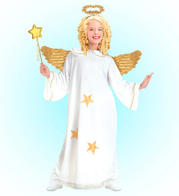 Detský kostým anjel s hviezdičkami