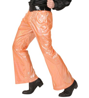 Pánske disco nohavice, oranžové