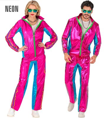 Unisex ružová metalická šusťákovka