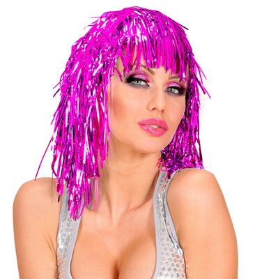 Dámska ružová disco parochňa