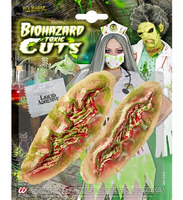 Sada 2 ks toxických rán, zombie