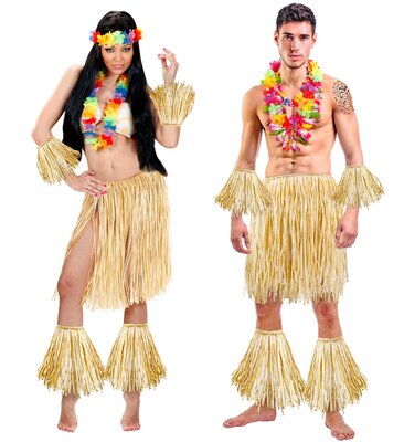 Havajský set HULA / MAORI / ZULU