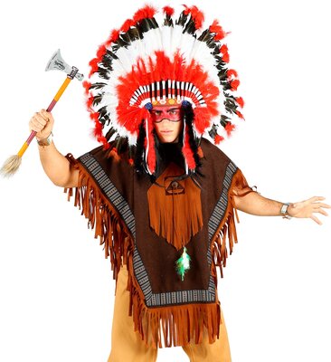 Pánske indiánske poncho
