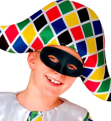 Detská čierna maska na oči