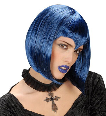 Gotický choker s krížom a kameňom