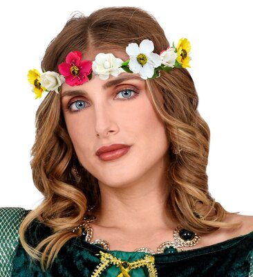 Kvetinová čelenka so stuhou