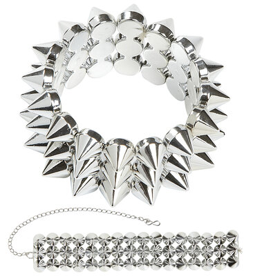 Špicatý náhrdelník (choker) a náramok