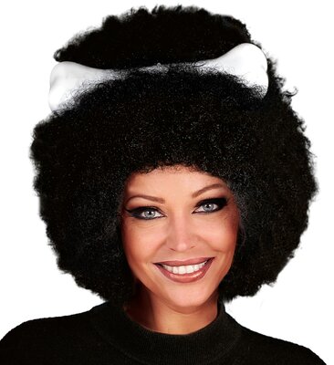 Afro parochňa s kosťou
